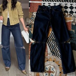 STILL HERE “COWGIRL” JEANS INDIGO SIZE 26 SOLD OUT ONLINE